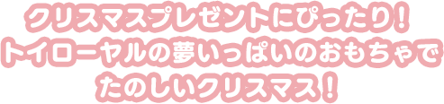 クリスマスプレゼントにぴったり！トイローヤルの夢いっぱいのおもちゃでたのしいクリスマス！